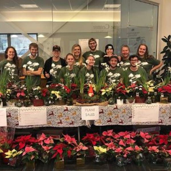 VIU Horticulture, Poinsettia, Vancouver Island University